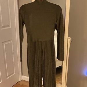 Revolve - Metallic Open Back Jumpsuit